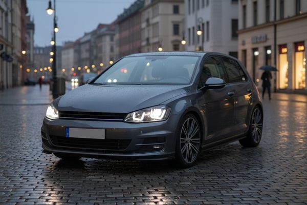 Golf 7 Scheinwerfer an Auto